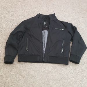 Calvin Klein Mens Large Black Water Resistant Wind Protection Jacket Coat